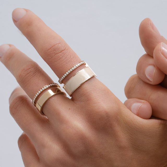 Bague Berbere Chromatic laque Nude